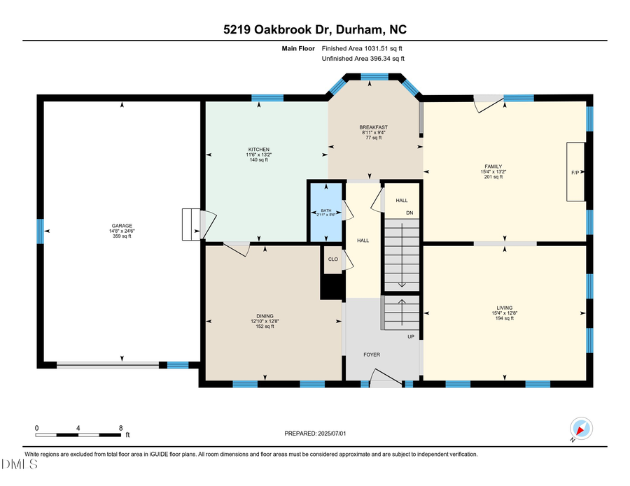 5219 Oakbrook Drive, Durham, NC 27713 - Image #2