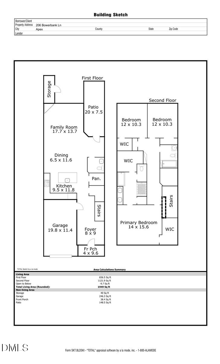 206 Bowerbank Lane, Apex, NC 27539 - #2