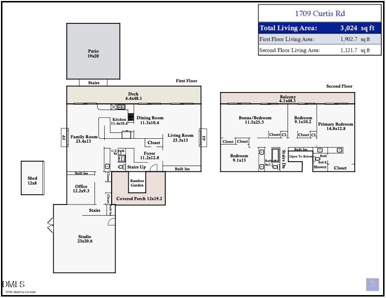 1709 Curtis Road, Chapel Hill, NC 27514 - #2