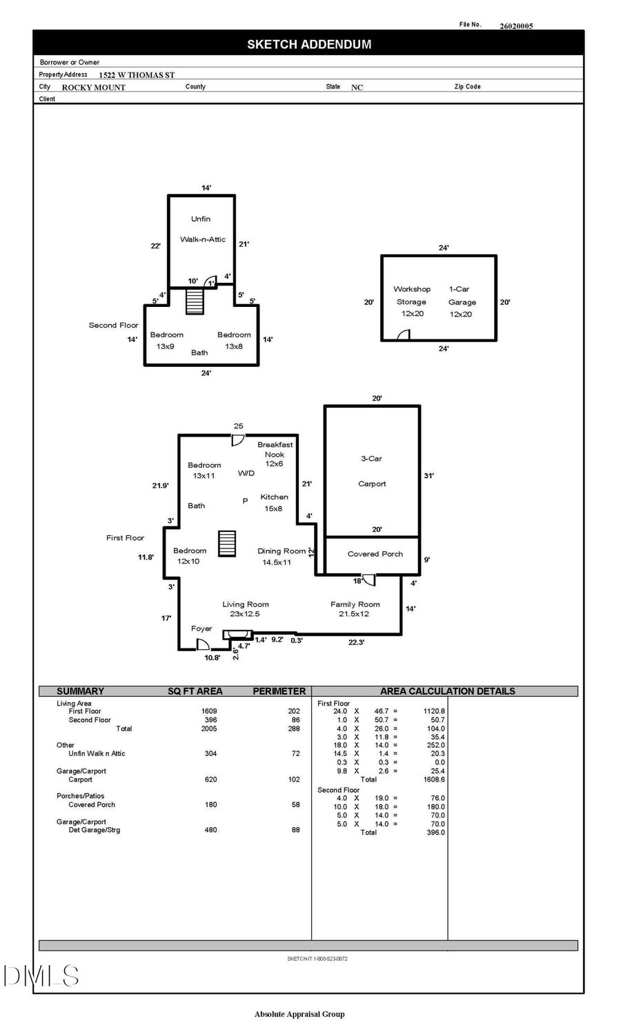 1522 W Thomas Street W, Rocky Mount, NC 27804 - #2