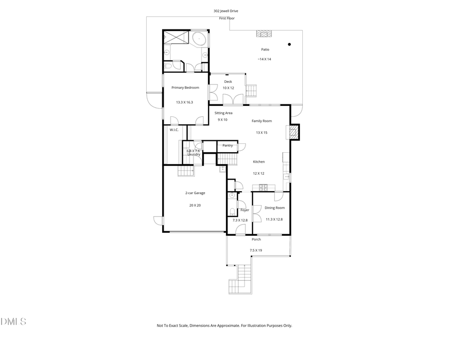 302 Jewell Drive, Chapel Hill, NC 27516 - #2