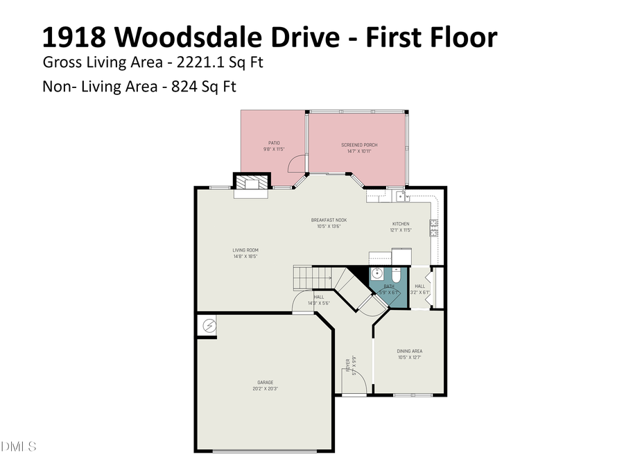 1918 Woodsdale Drive, Durham, NC 27703 - #2