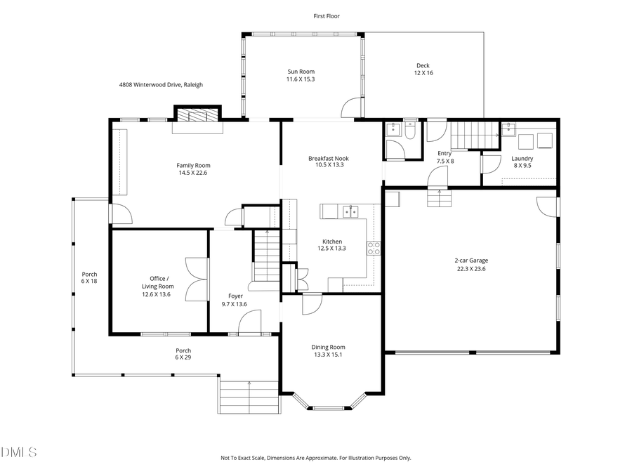 4808 Winterwood Drive, Raleigh, NC 27613 - #2