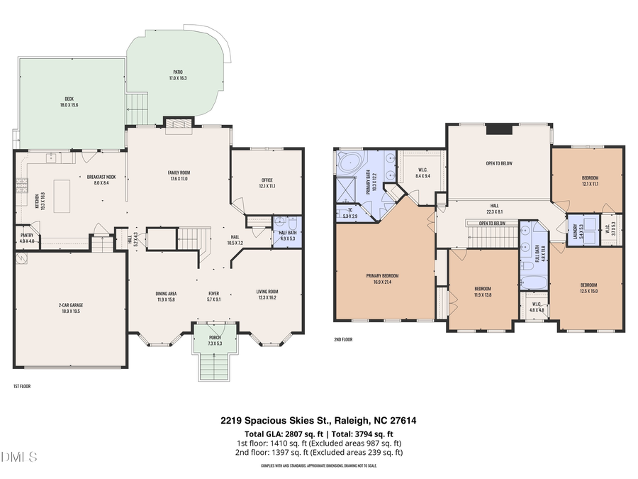 2219 Spacious Skies Street, Raleigh, NC 27614 - #2