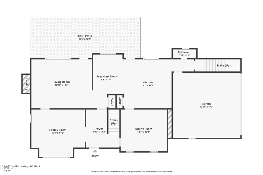 10717 Cahill Road, Raleigh, NC 27614 - #2