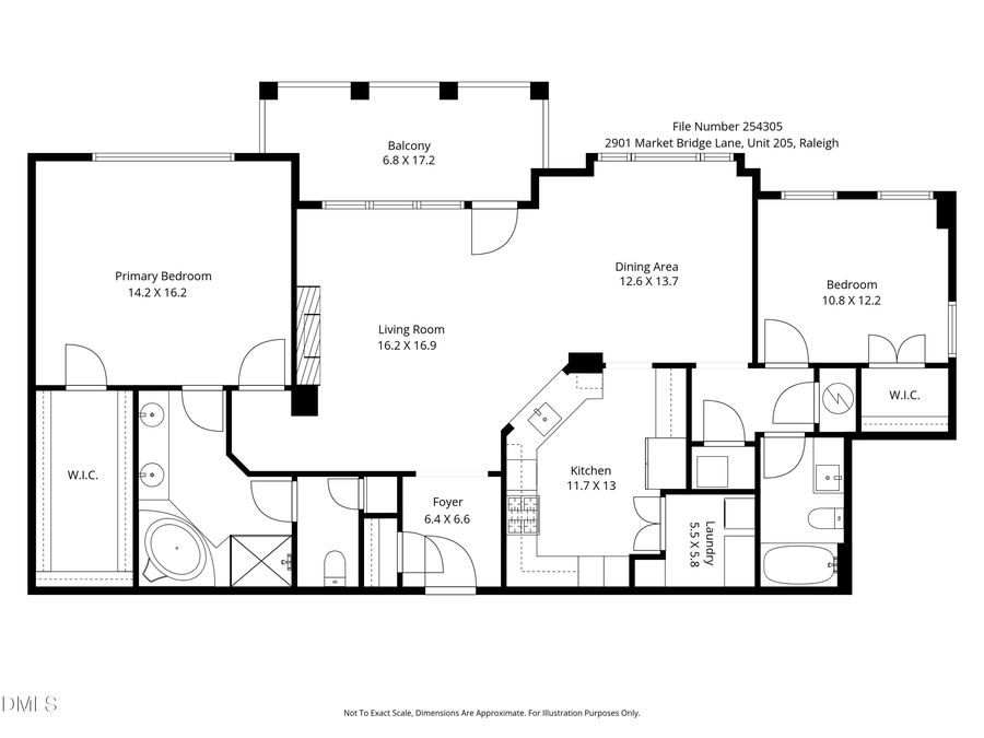 2901 Market Bridge Lane #205, Raleigh, NC 27608 - #2
