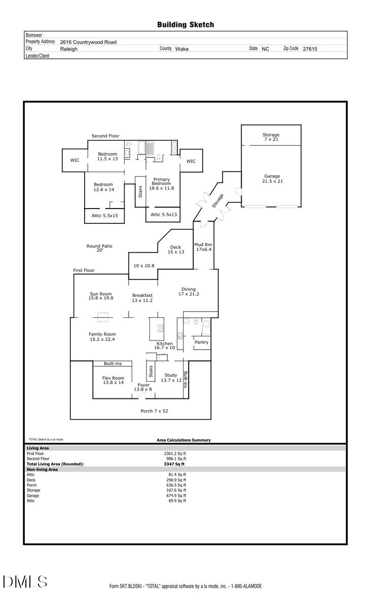 2616 Countrywood Road, Raleigh, NC 27615 - #2