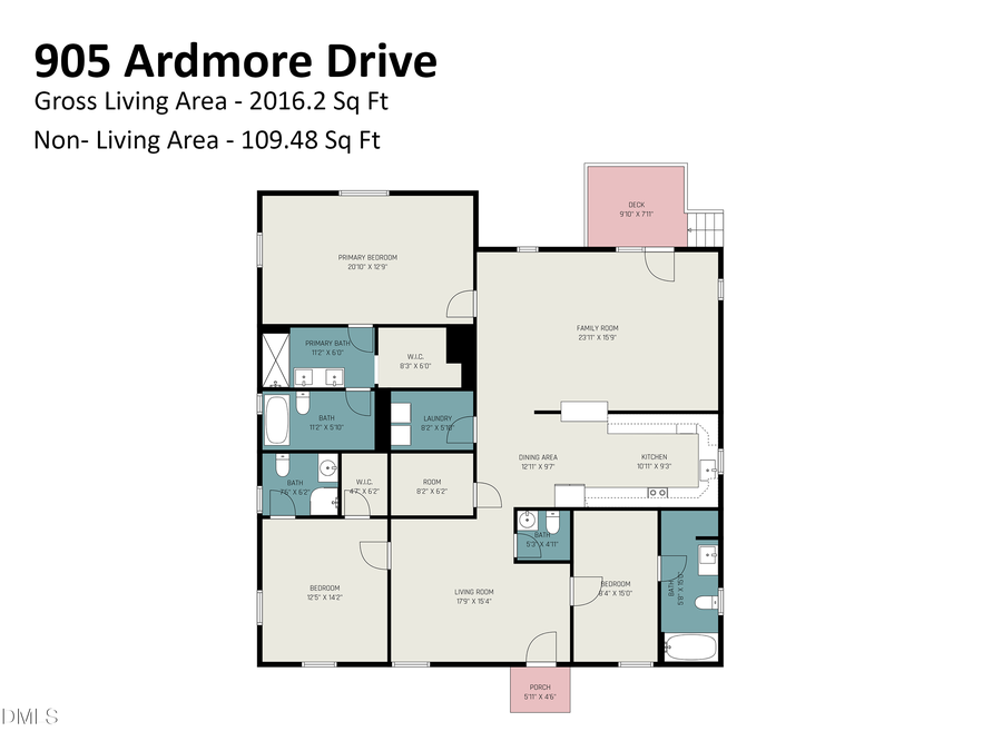 905 Ardmore Drive, Durham, NC 27713 - #2