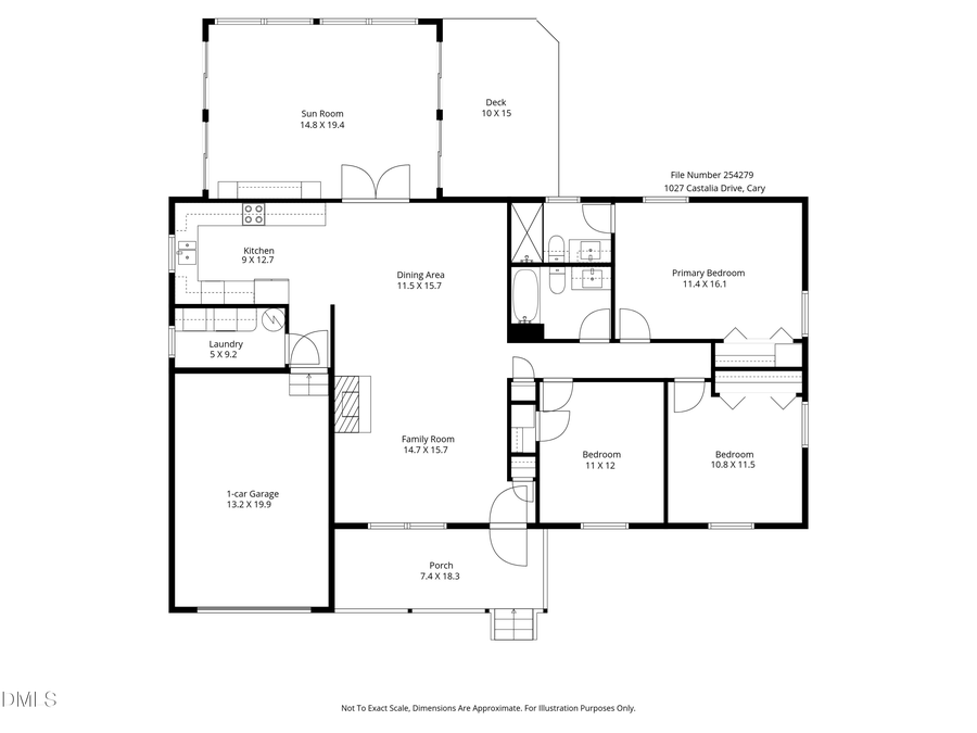 1027 Castalia Drive, Cary, NC 27513 - #2