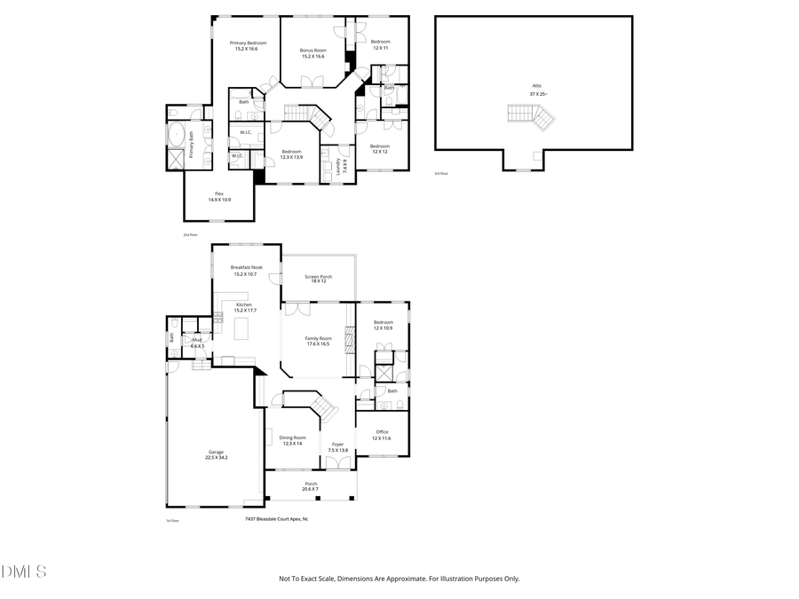 7437 Bleasdale Court, Apex, NC 27539 - #2