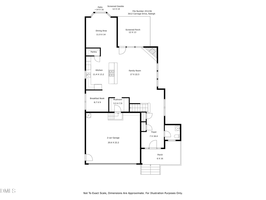 3612 Carriage Drive, Raleigh, NC 27612 - #2