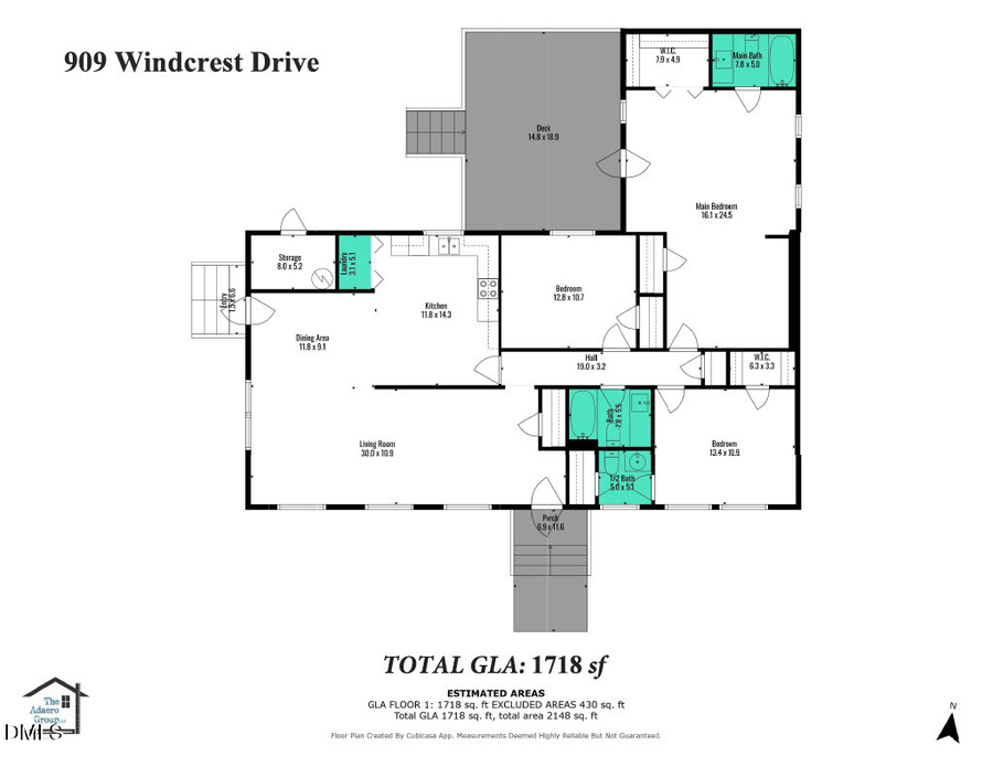 909 Windcrest Road, Durham, NC 27713 - #2
