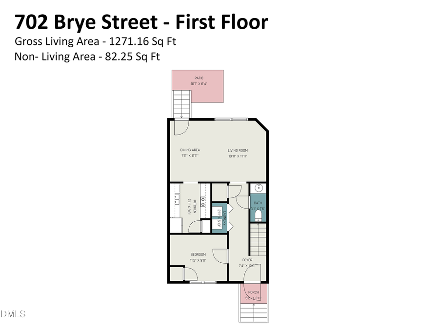 702 Brye Street, Durham, NC 27703 - #2