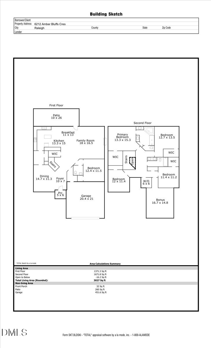 6212 Amber Bluffs Crescent, Raleigh, NC 27616 - #2