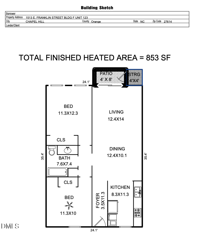 1513 E Franklin Street #Bldg F Unit 123, Chapel Hill, NC 27514 - #2