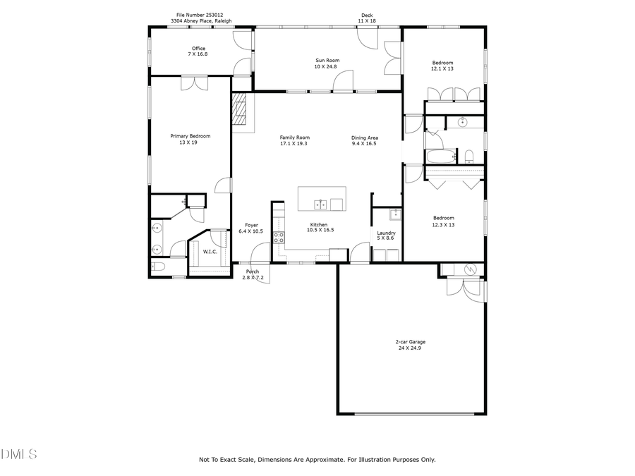 3304 Abney Place, Raleigh, NC 27607 - #2