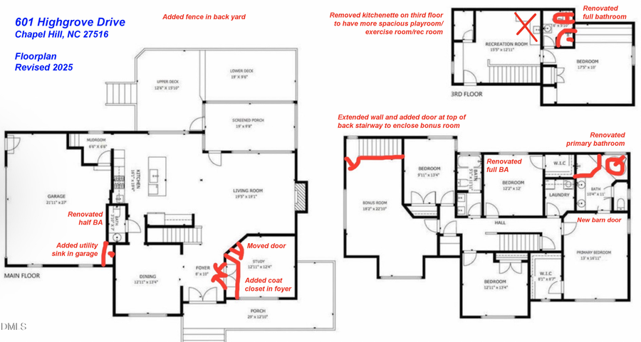 601 Highgrove Drive, Chapel Hill, NC 27516 - #2