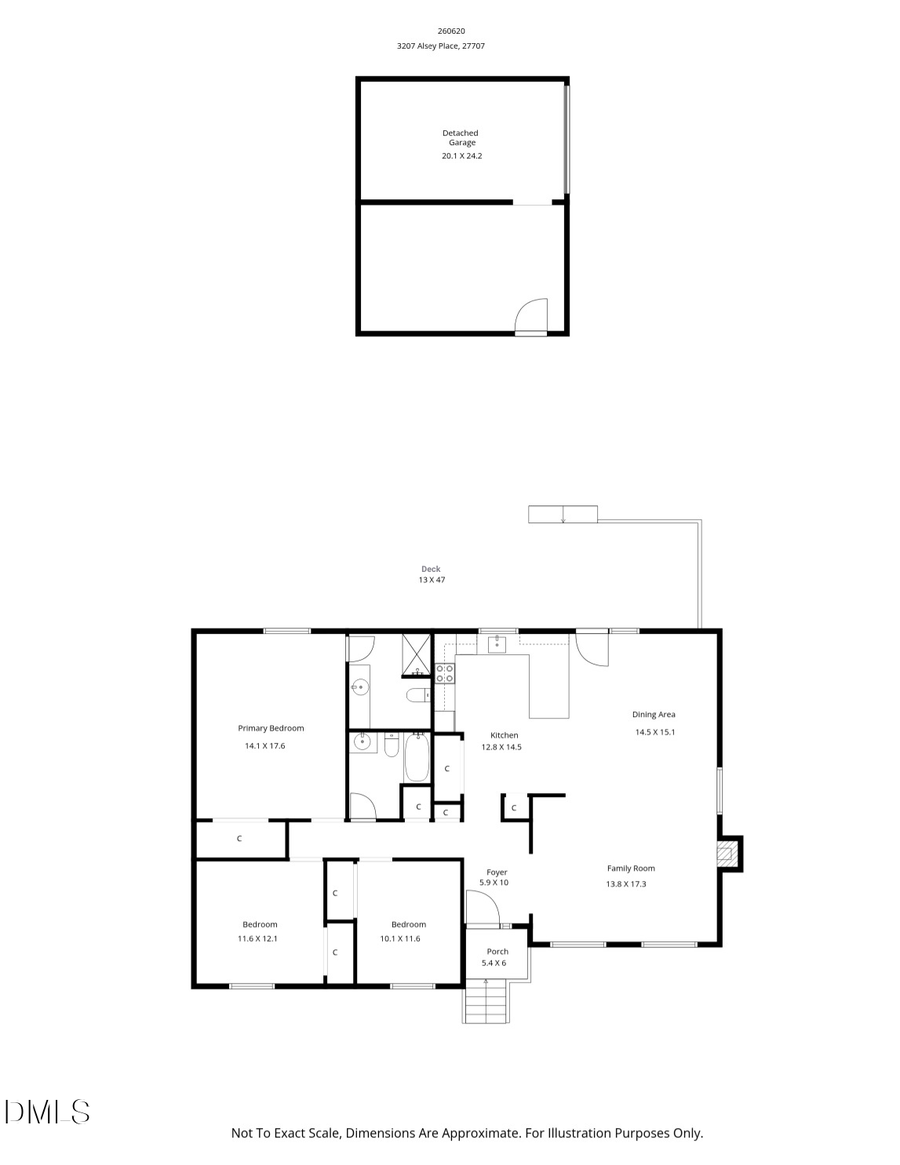 3207 Alsey Place, Durham, NC 27707 - #2