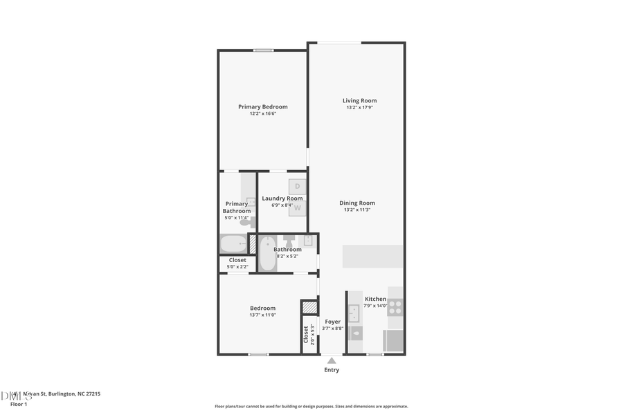 2431 Moran Street #Apt B, Burlington, NC 27215 - #2