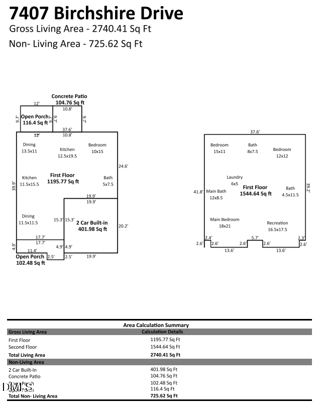 7407 Birchshire Drive, Raleigh, NC 27616 - #2