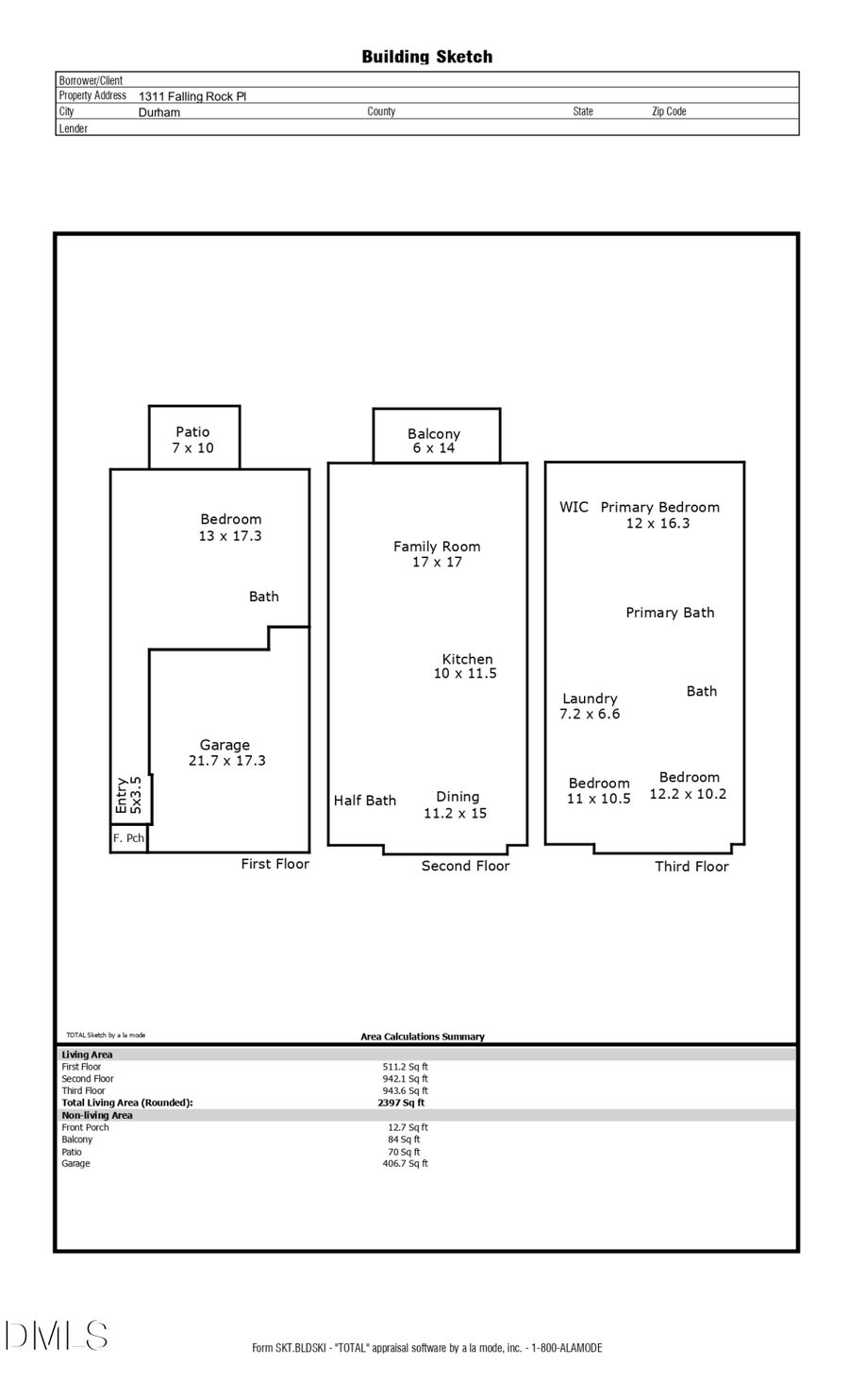1311 Falling Rock Place, Durham, NC 27703 - #2
