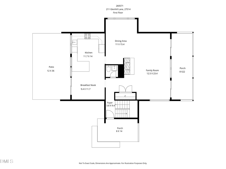 211 Glenhill Lane, Chapel Hill, NC 27514 - #2