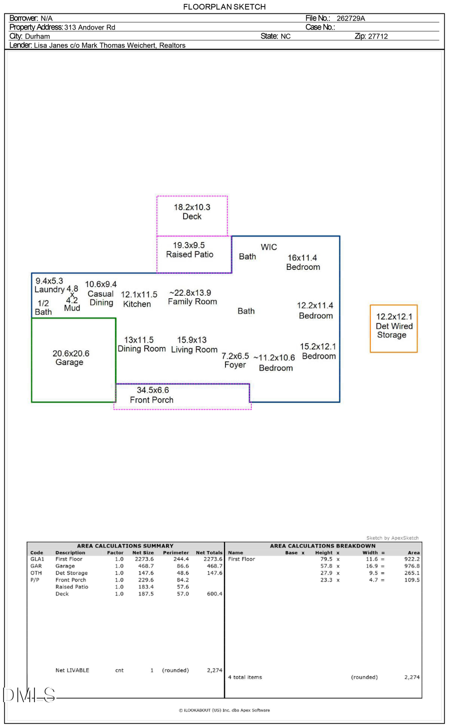 313 Andover Road, Durham, NC 27712 - #2