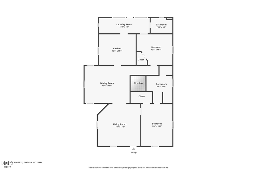 605 Saint David Street, Tarboro, NC 27886 - #2