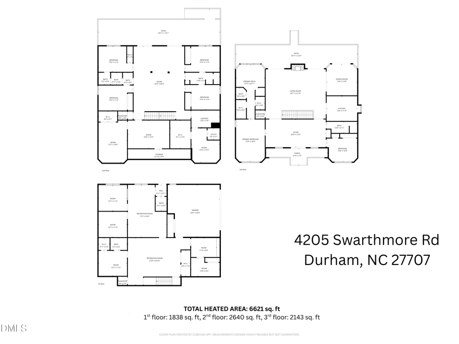 4205 Swarthmore Road, Durham, NC 27707 - #2