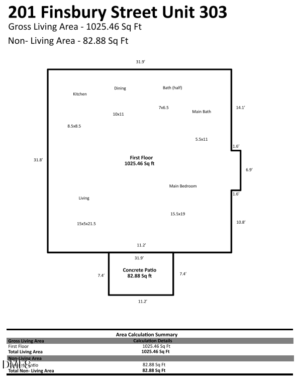 201 Finsbury Street #Apt 303, Durham, NC 27703 - #2