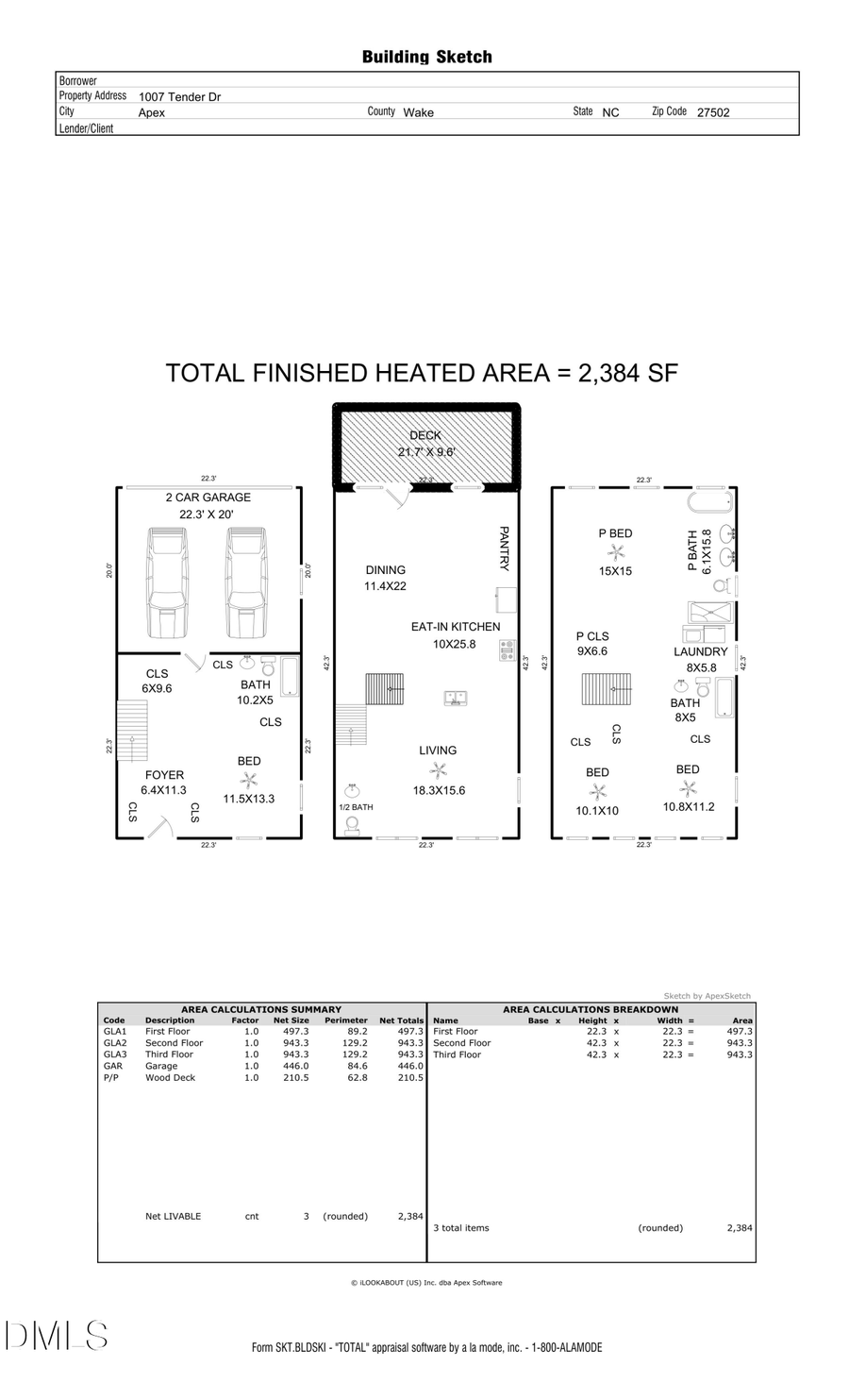 1007 Tender Drive, Apex, NC 27502 - #2