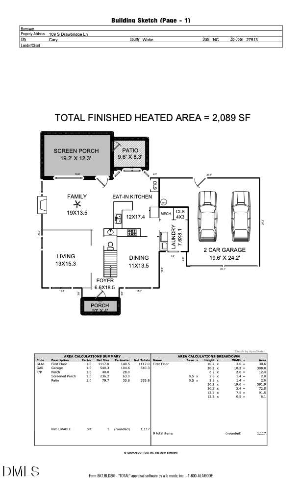 109 S Drawbridge Lane, Cary, NC 27513 - #2