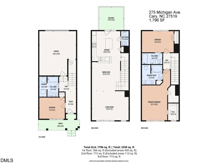275 Michigan Avenue, Cary, NC 27519 - #3
