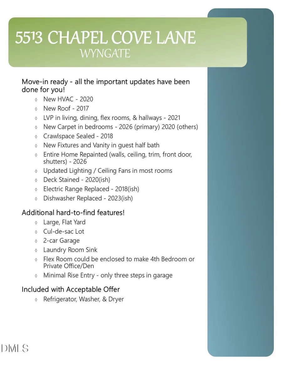 5513 Chapel Cove Lane, Raleigh, NC 27617 - #2