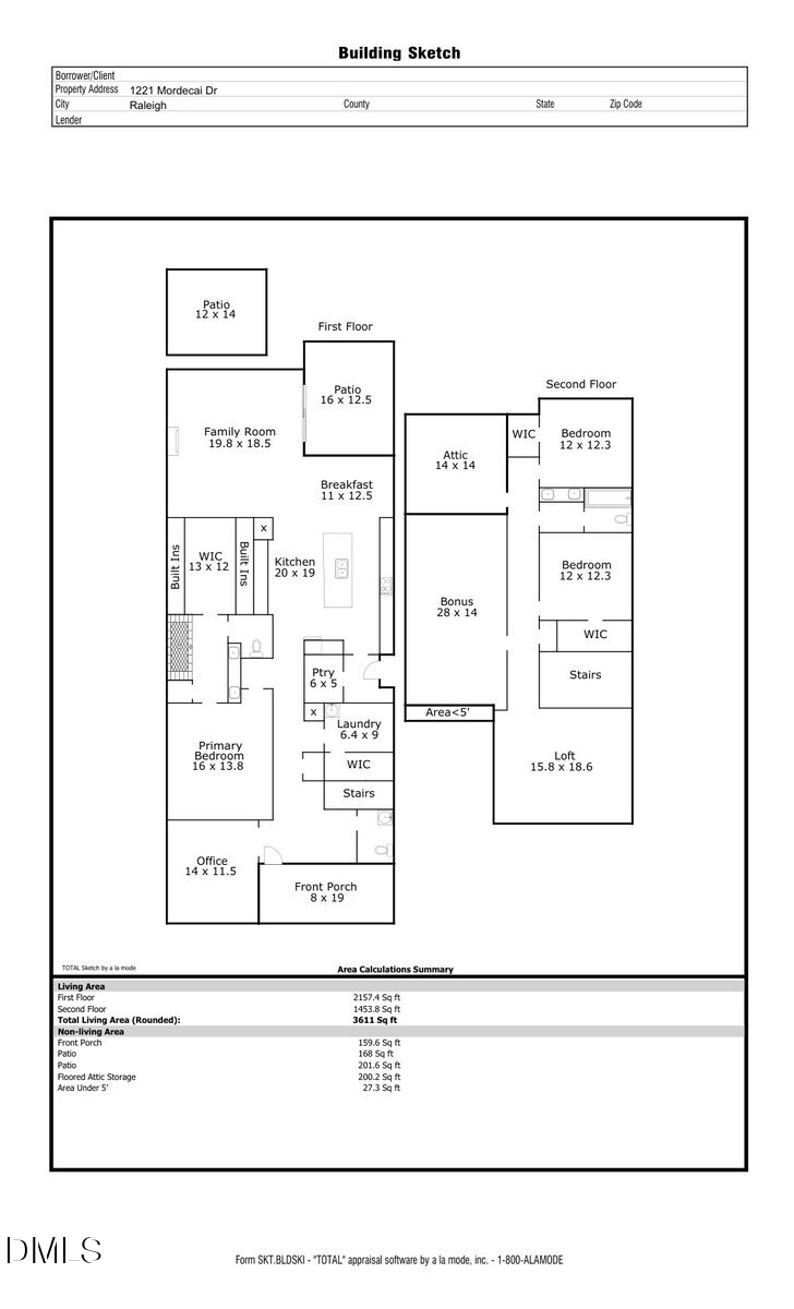 1221 Mordecai Drive, Raleigh, NC 27604 - #2