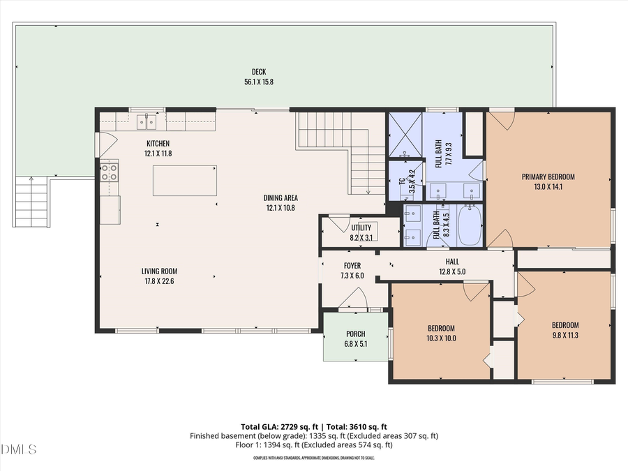 1124 Hardimont Road, Raleigh, NC 27609 - #2