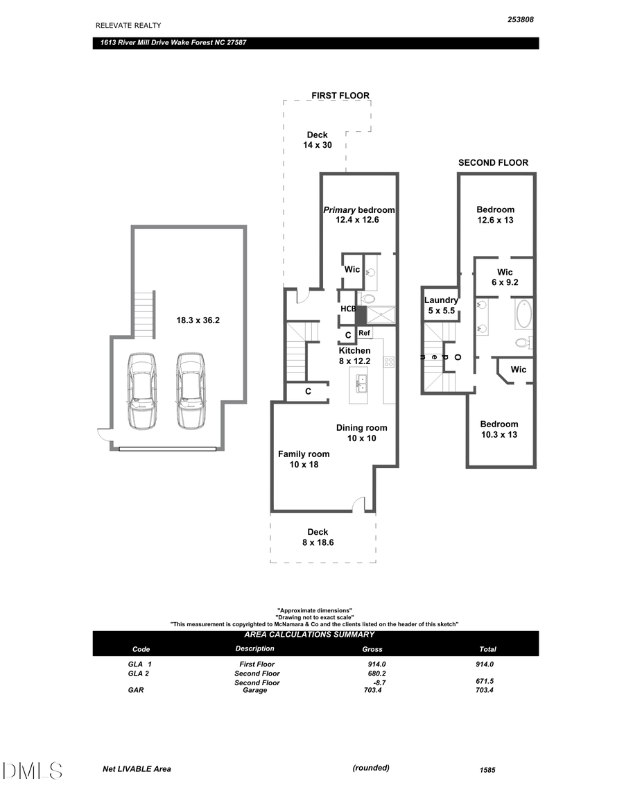 1613 River Mill Drive, Wake Forest, NC 27587 - #2