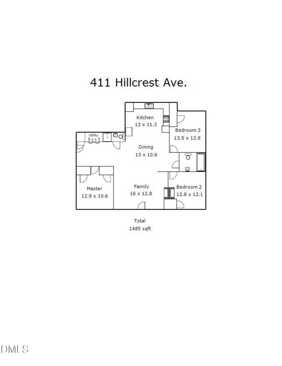 411 Hillcrest Avenue, Burlington, NC 27215 - #2