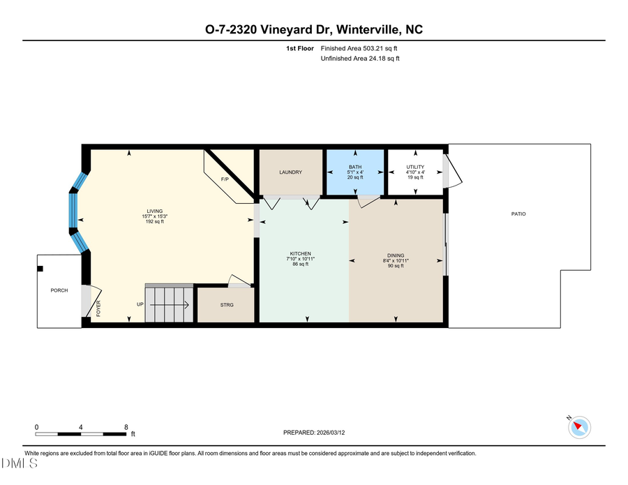 2320 Vineyard Drive, Winterville, NC 28590 - #2