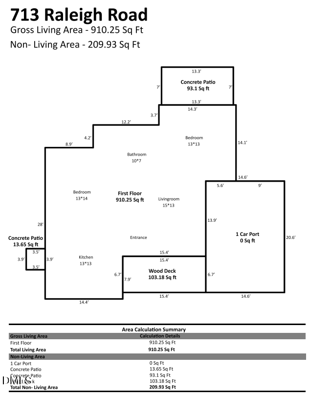 713 Raleigh Street, Oxford, NC 27565 - #2