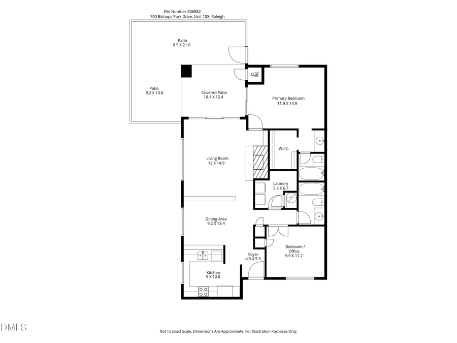 700 Bishops Park Drive #108, Raleigh, NC 27605 - #2