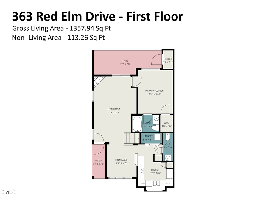 363 Red Elm Drive, Durham, NC 27713 - #2