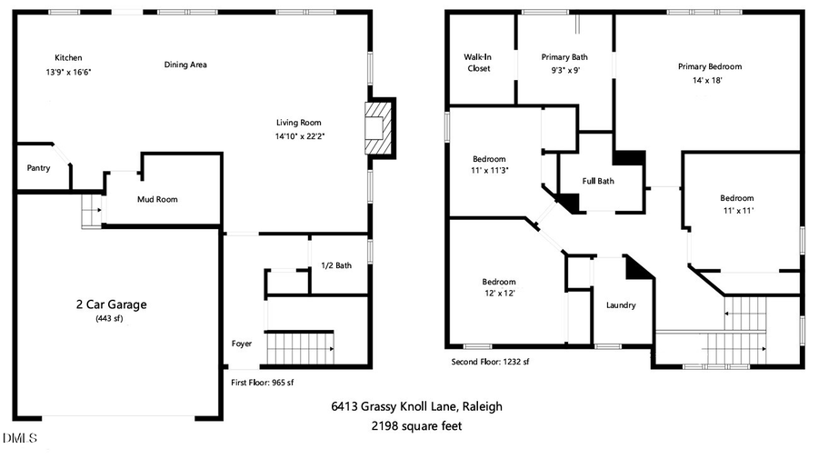 6413 Grassy Knoll Lane, Raleigh, NC 27616 - #2