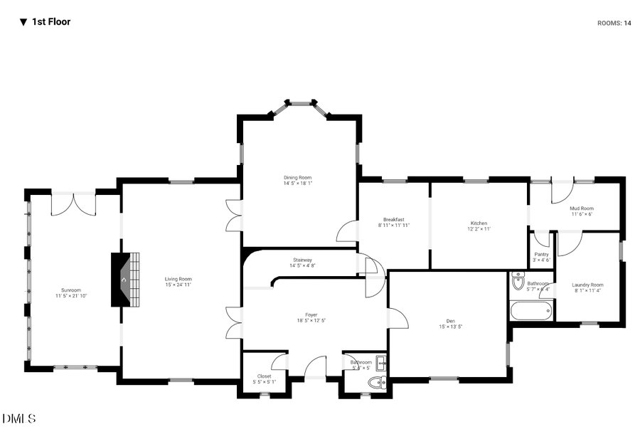 1014 W Forest Hills Boulevard, Durham, NC 27707 - #2