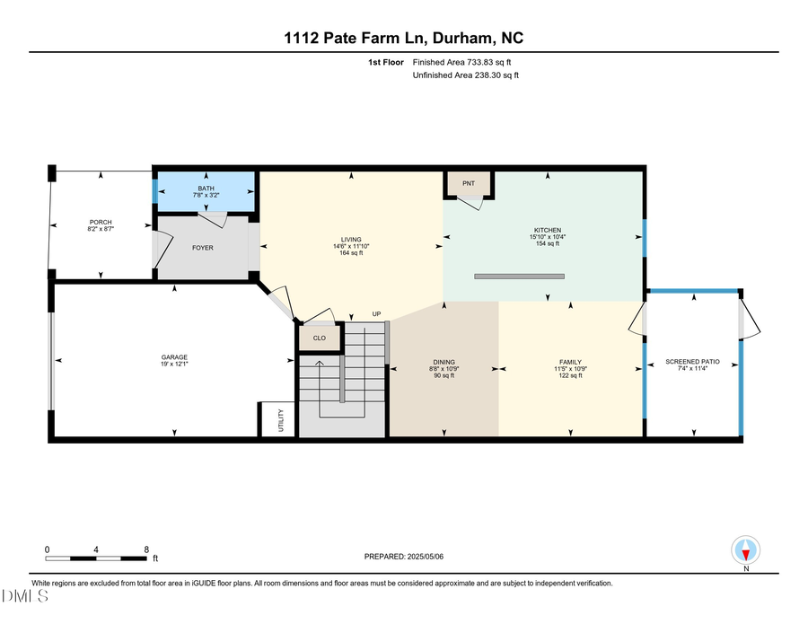 1112 Pate Farm Lane, Durham, NC 27703 - #2