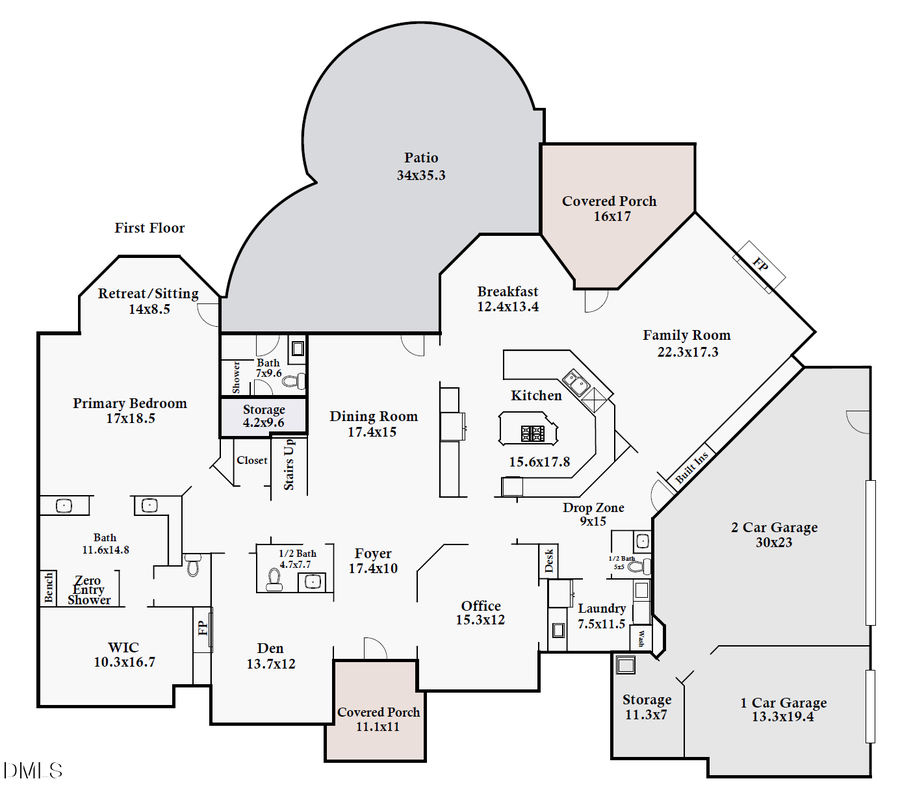 3424 Broomfield Terrace, Durham, NC 27705 - #2