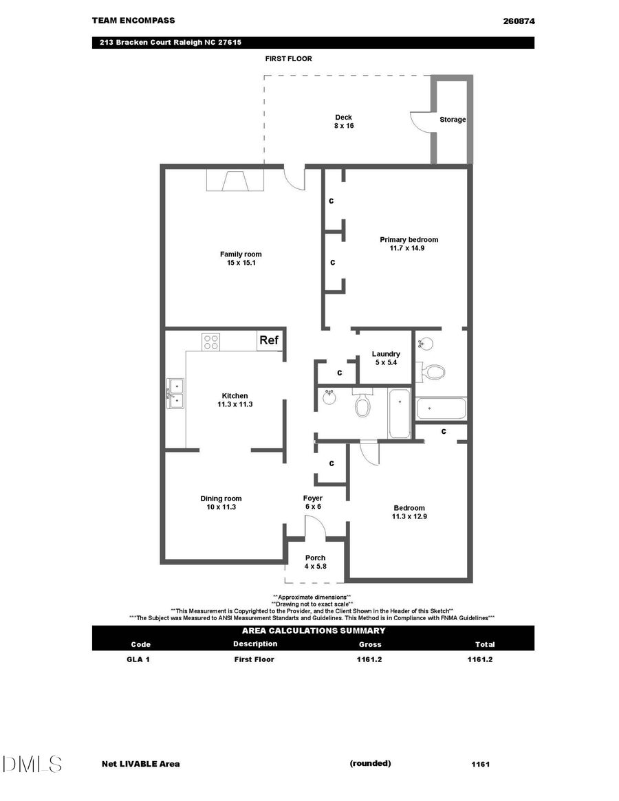 213 Bracken Court, Raleigh, NC 27615 - #2