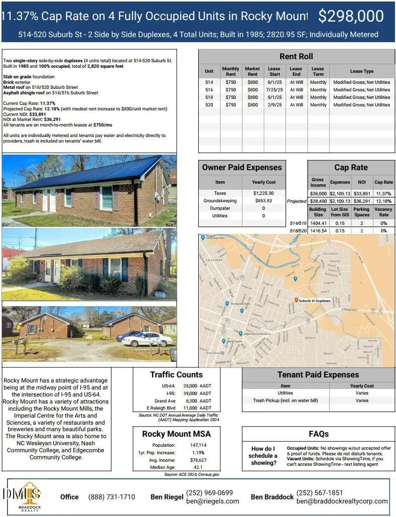 514-520 Suburb Street, 12 Rocky Mount, NC 27801 - #3