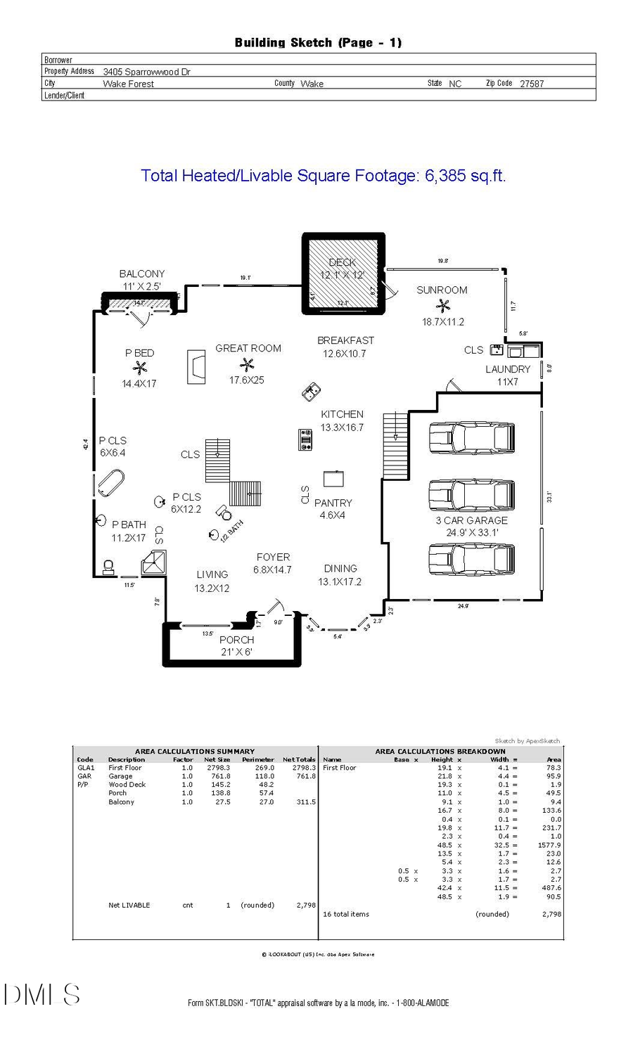 3405 Sparrowwood Drive, Wake Forest, NC 27587 - #2