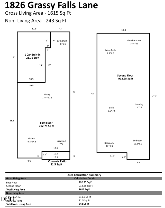 1826 Grassy Falls Lane, Wendell, NC 27591 - #2